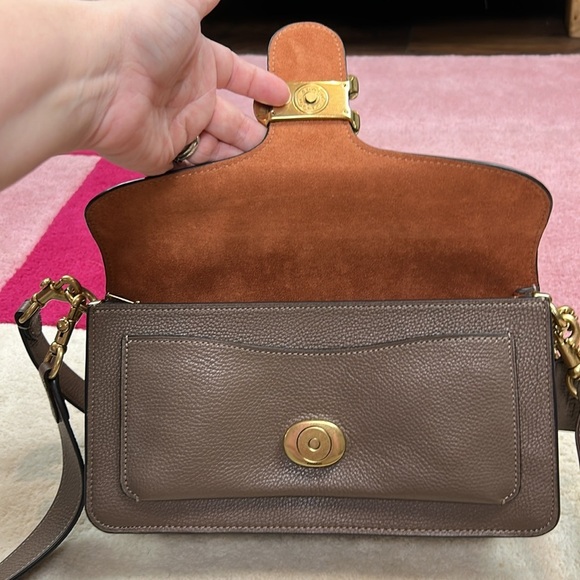 Coach Tabby 26 Dark Stone Brass Purse NWOT - Picture 8 of 17